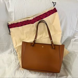 Tory Burch Brown Leather Tote